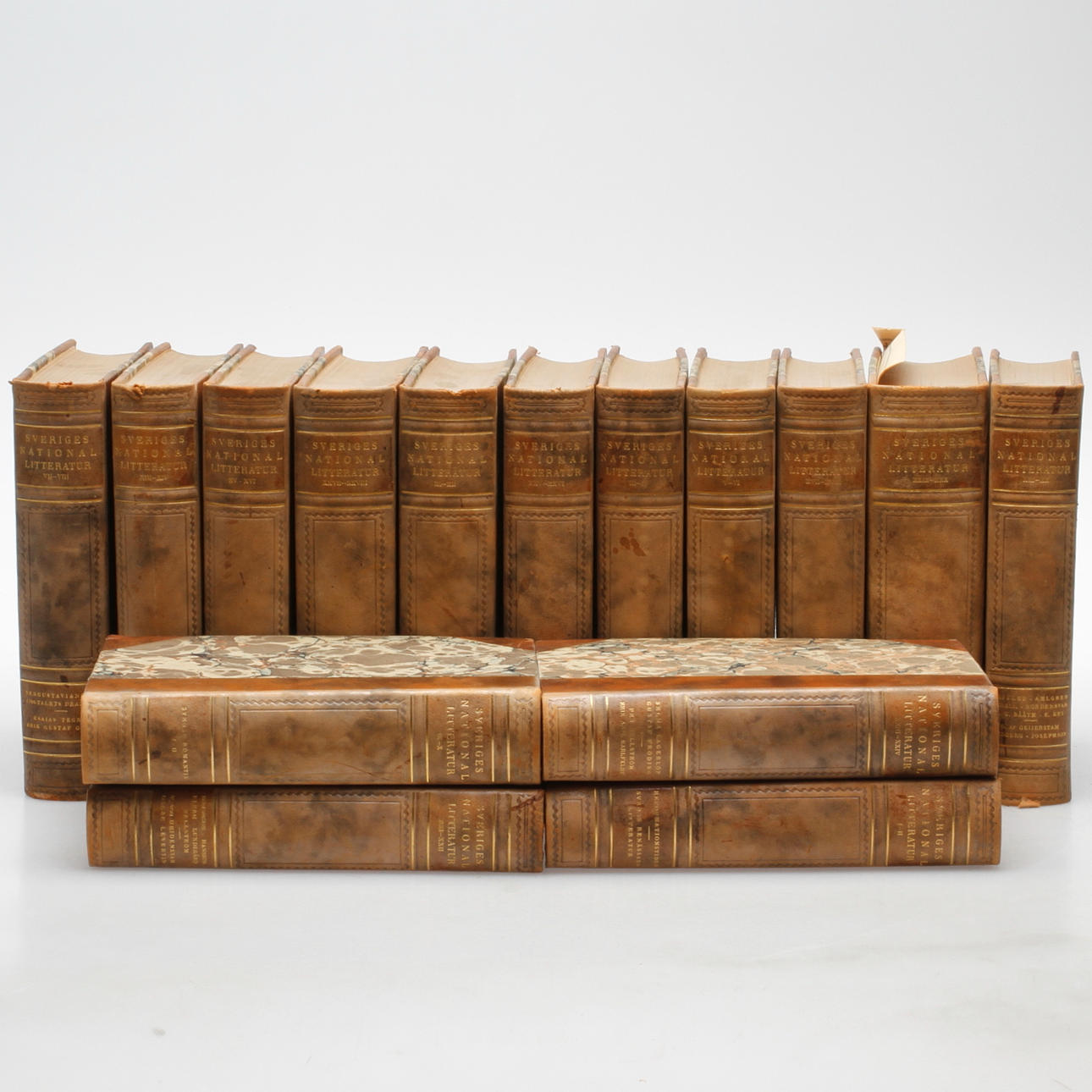 BOKVERK, 15 volymer, Sveriges nationallitteratur, Albert Bonniers Förlag, 1925.