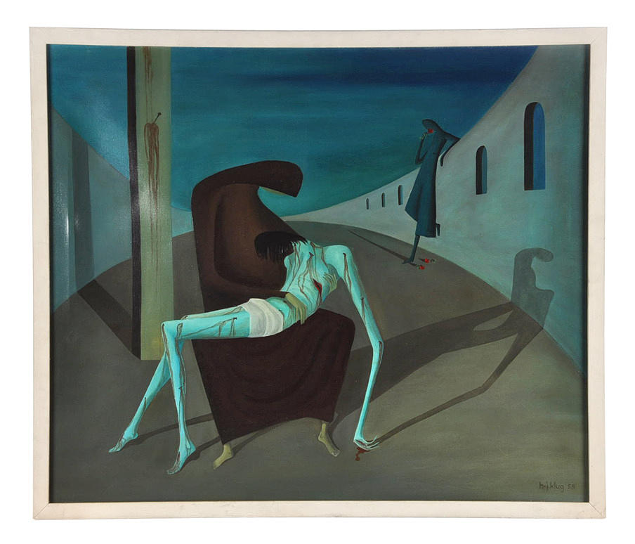 HANNS-JOACHIM KLUG. ”Golgotha Idag, 1958".