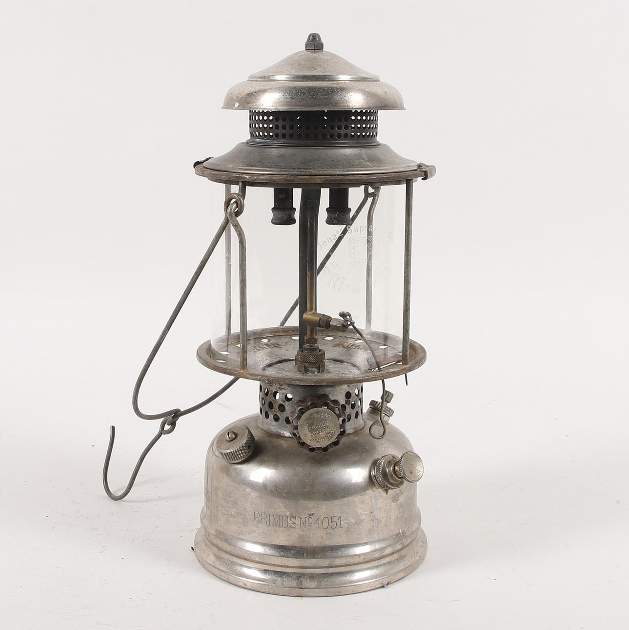Lampe Lanterne à Pression Kérosène Primus No.1020 – Vintage Suède – AB BA HJORTH & CO.