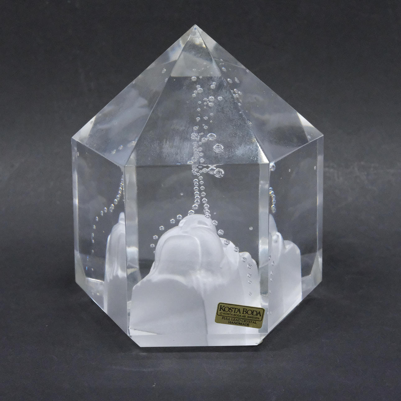 BERTIL VALLIEN. GLASS SCULPTURE, COSTA.