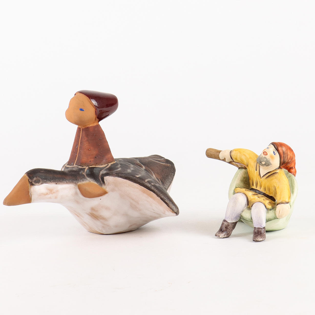 ABBILDUNG Nils Holgersson, Nittsjö Schweden Thomas Hellström + tomte Goebel.