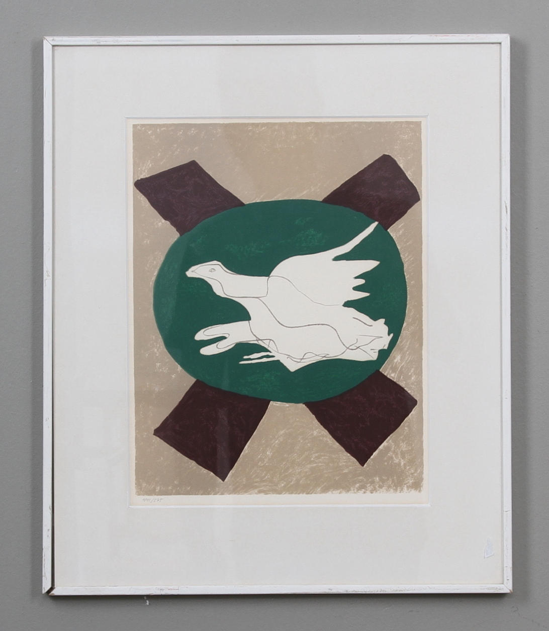 GEORGES BRAQUE. EFTER. litografi, "Oiseau".