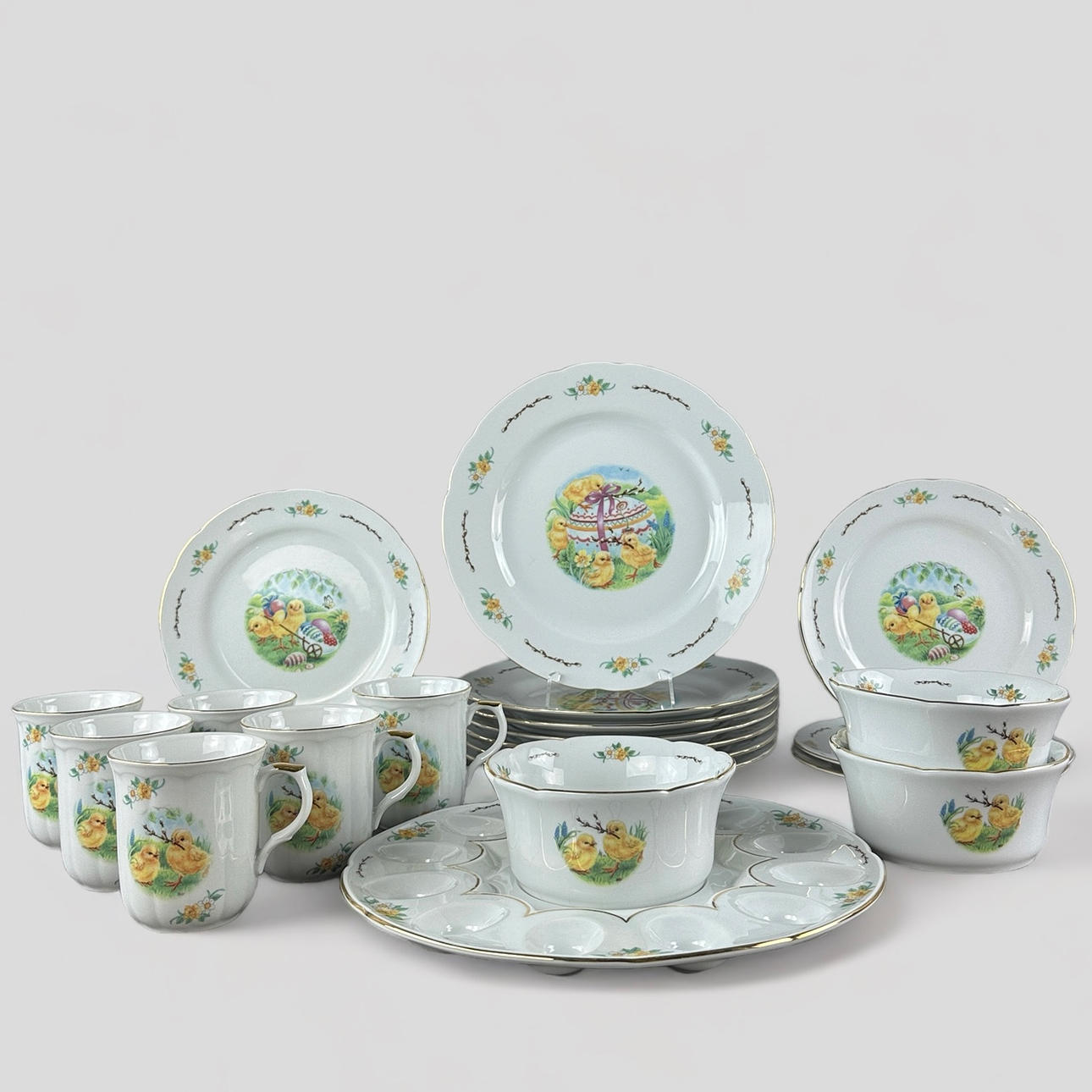 BARBRO RYDHOLM. A 23-piece Easter tableware set, Four Clover.