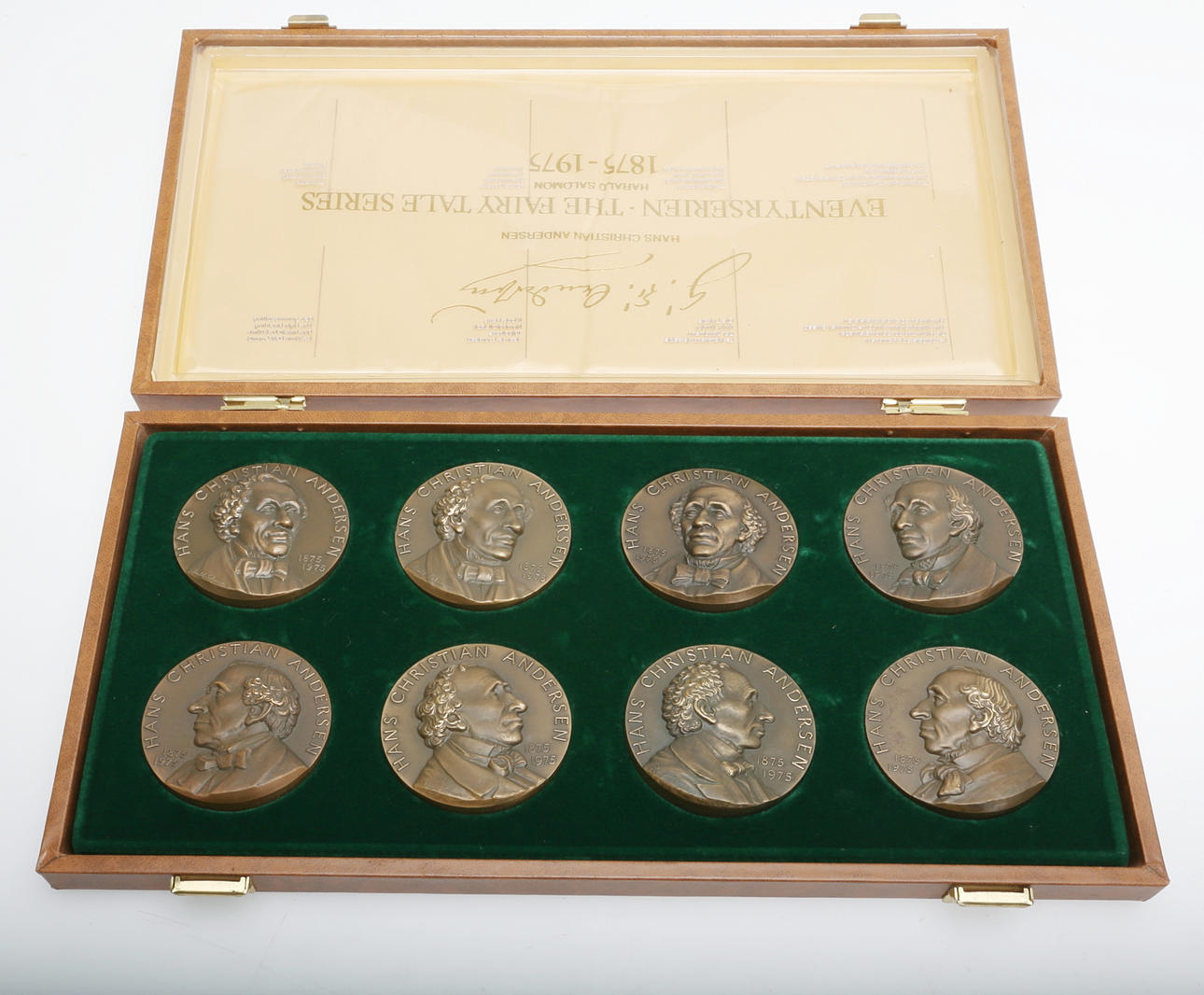 MEDALJER, 8 st, H C Andersen.