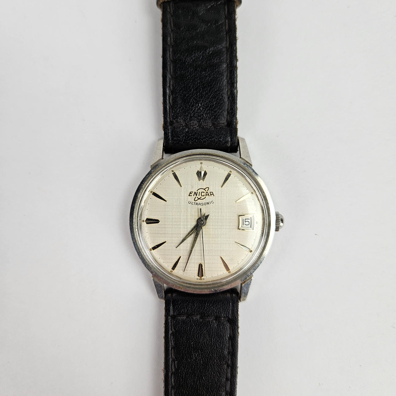 WRISTWATCH, Enicar, ultrasonic Mechanical.