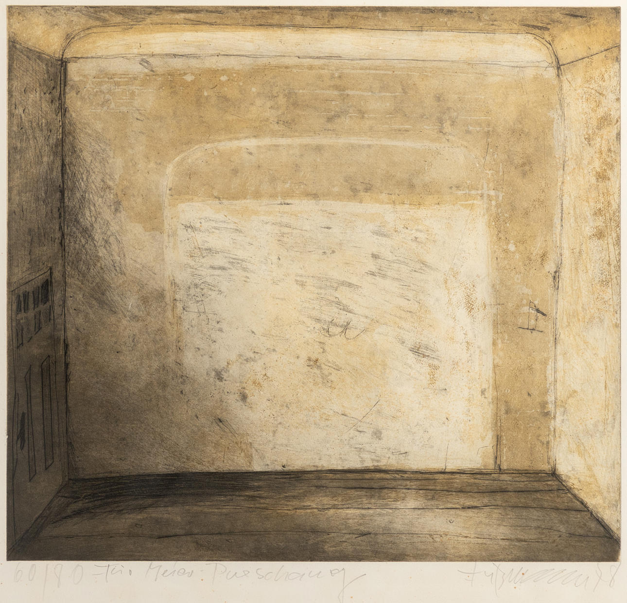 KLAUS FUSSMANN (GEB. 1938). interior.