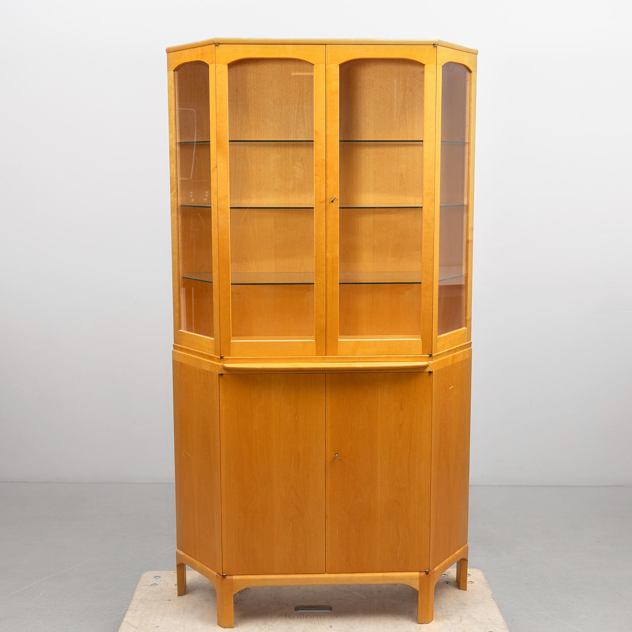 CARL MALMSTEN. “The Exception” display cabinet, birch, plaque marked.