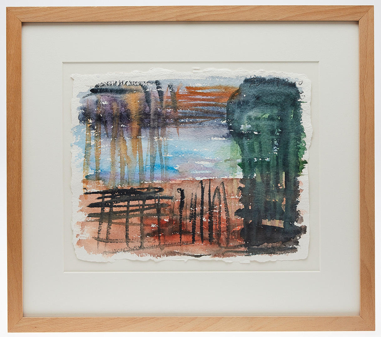 GÜNTHER FÖRG. Dibujo, sin título, 2000.