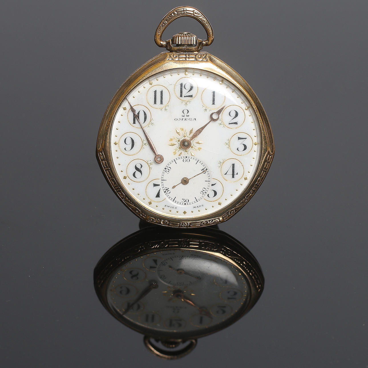 FICKUR, guld doublé, Omega, 1900-talets första hälft.