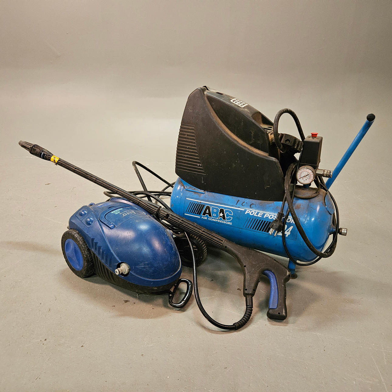 KOMPRESSOR samt HÖGTRYCKSTVÄTT.