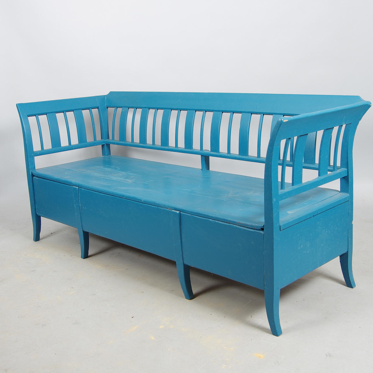 KÖKSSOFFA, blåmålad fur, tidigt 1900-tal.