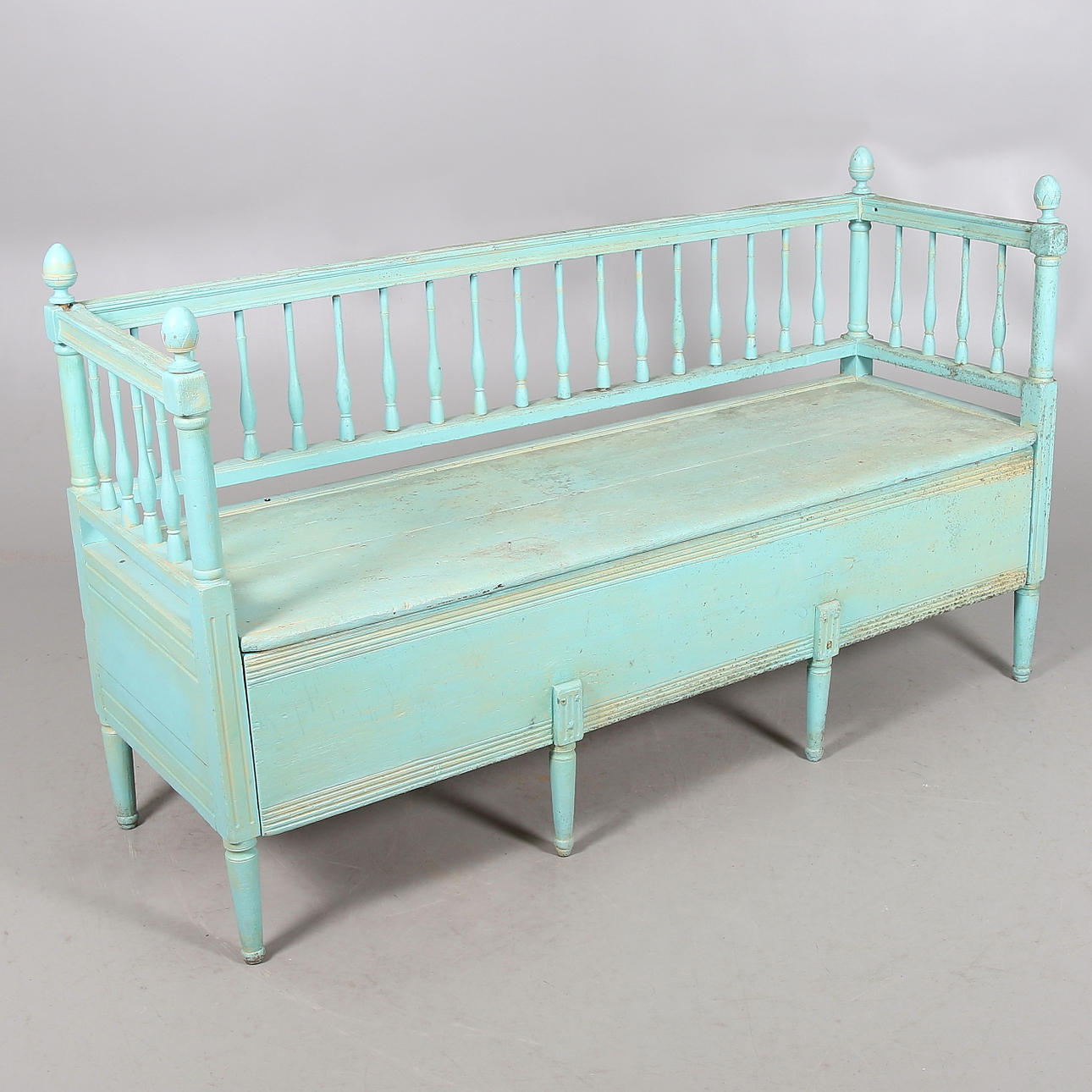 PINNSOFFA, allmoge, sengustaviansk, 1800-tal.