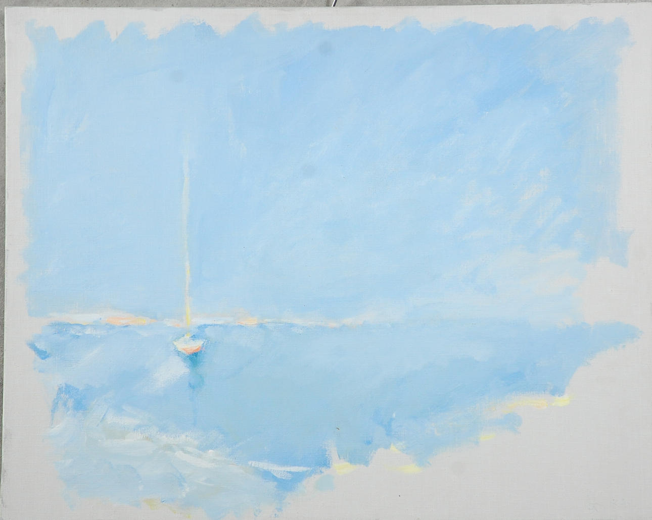 STEN SAMUELSON. 1926-2002, olja på duk, signerad, daterad -84.