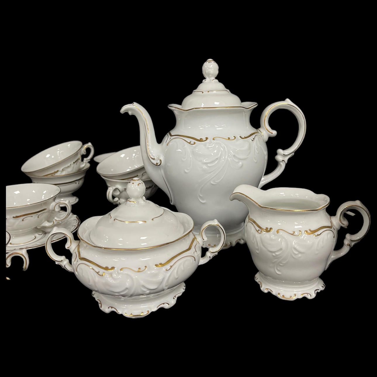 MATSERVIS, 51 delar, porslin, Poland.