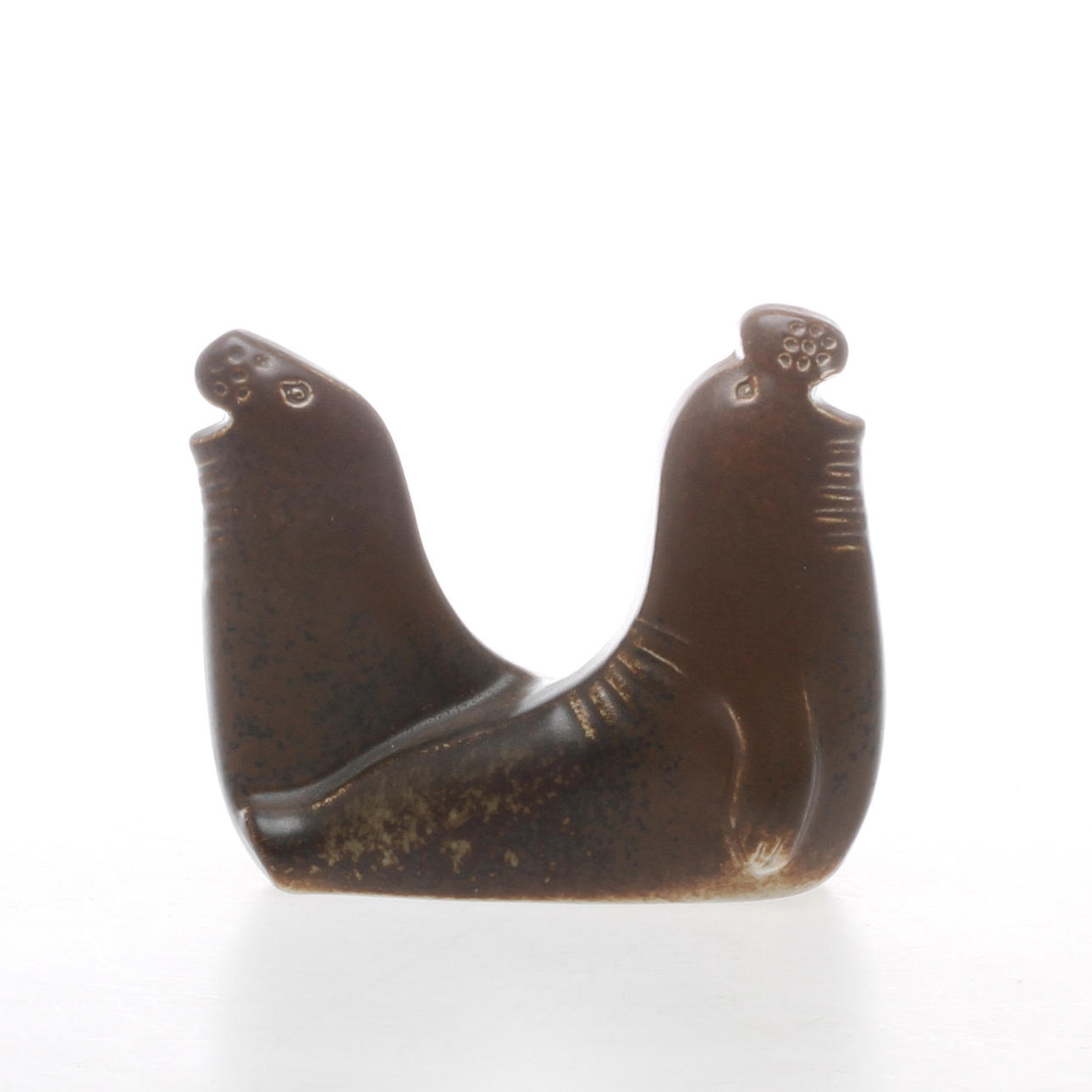 FIGURIN, stengods, Sjölejon ur Noaks ark, Lisa Larson, Gustavsberg.