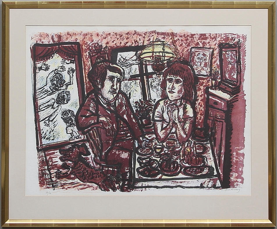 OLLE NORDBERG. Litografi.