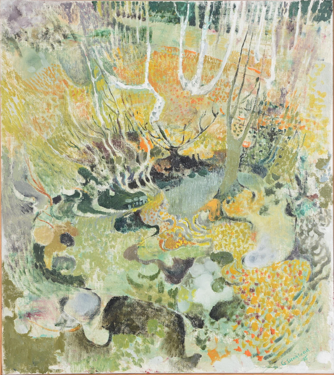 GUSTAF SKOGLUND. Olja på duk.