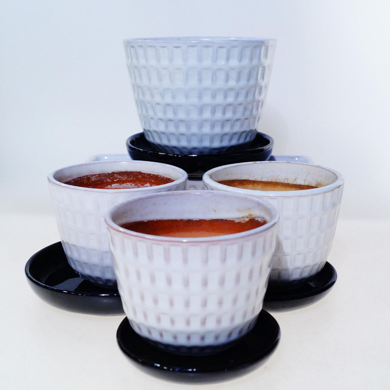 KRUKOR, Upsala Ekeby, 5st varav 4st "Gunilla".