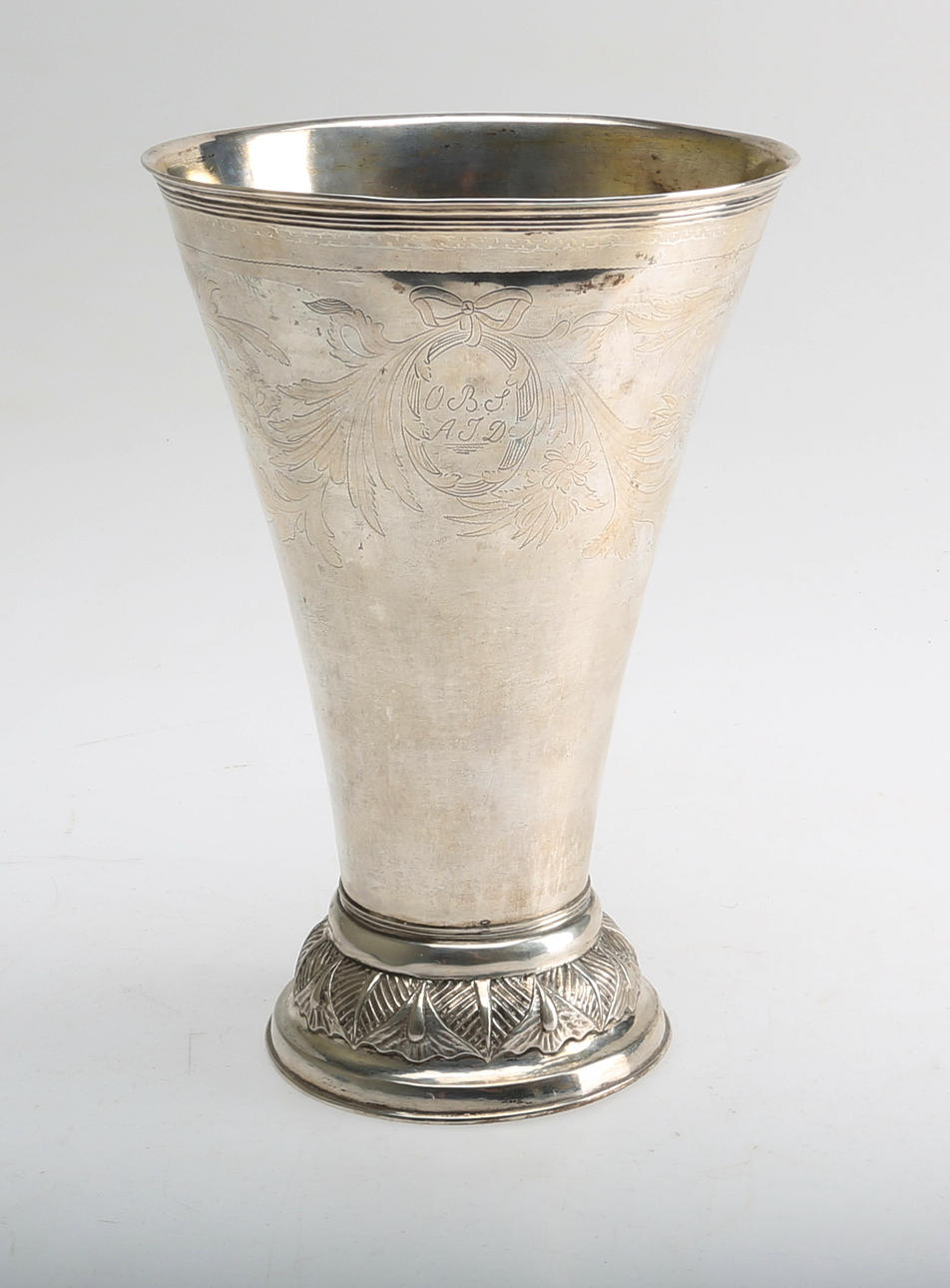 POKAL, silver, Empirstil, stämplad Lars Löfgren, Hudiksvall, 1797-1853.