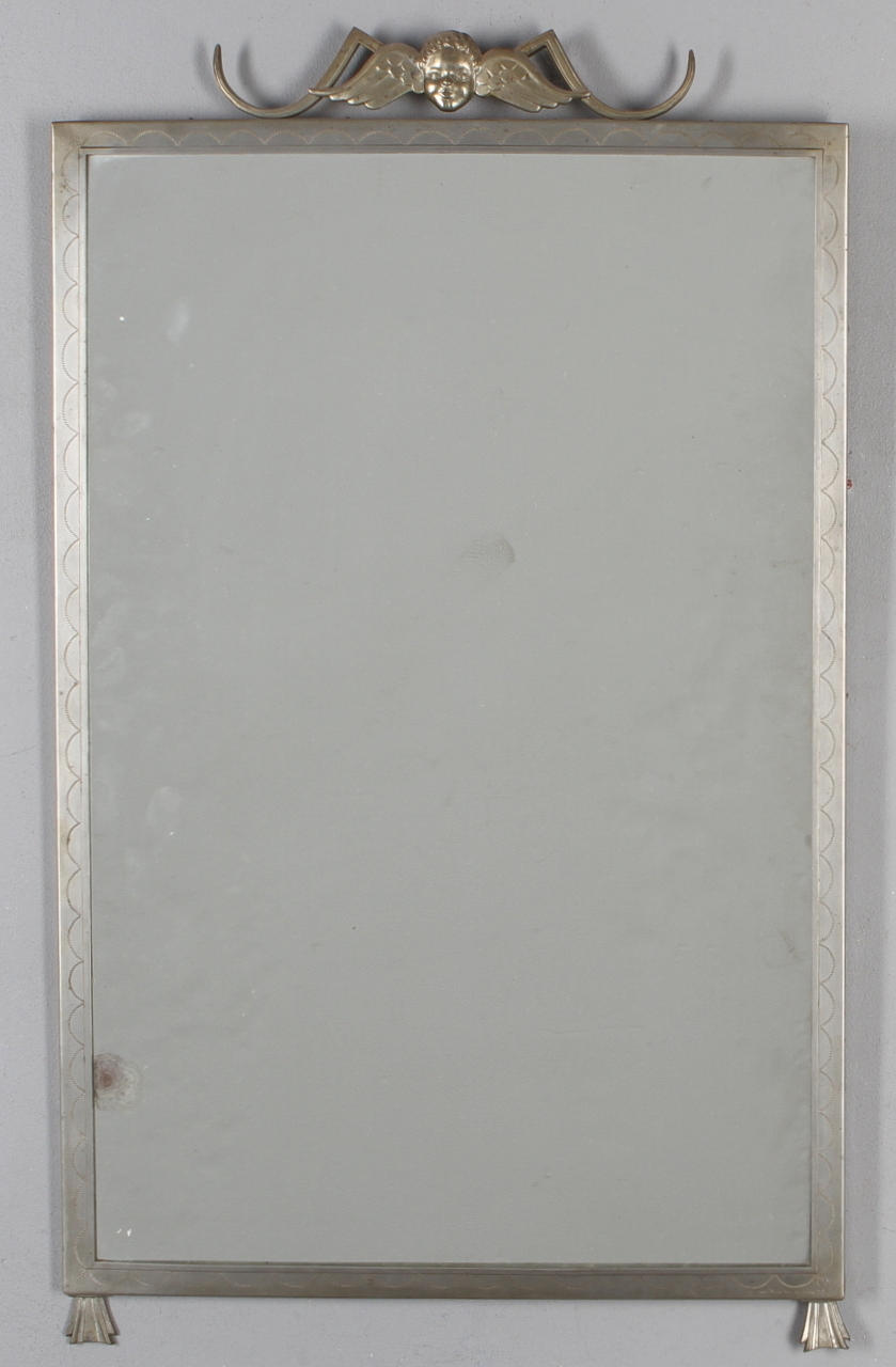 SPEGEL, tenn, Nils Fougstedt, Herman Bergmans konstgjuteri AB, 1927.