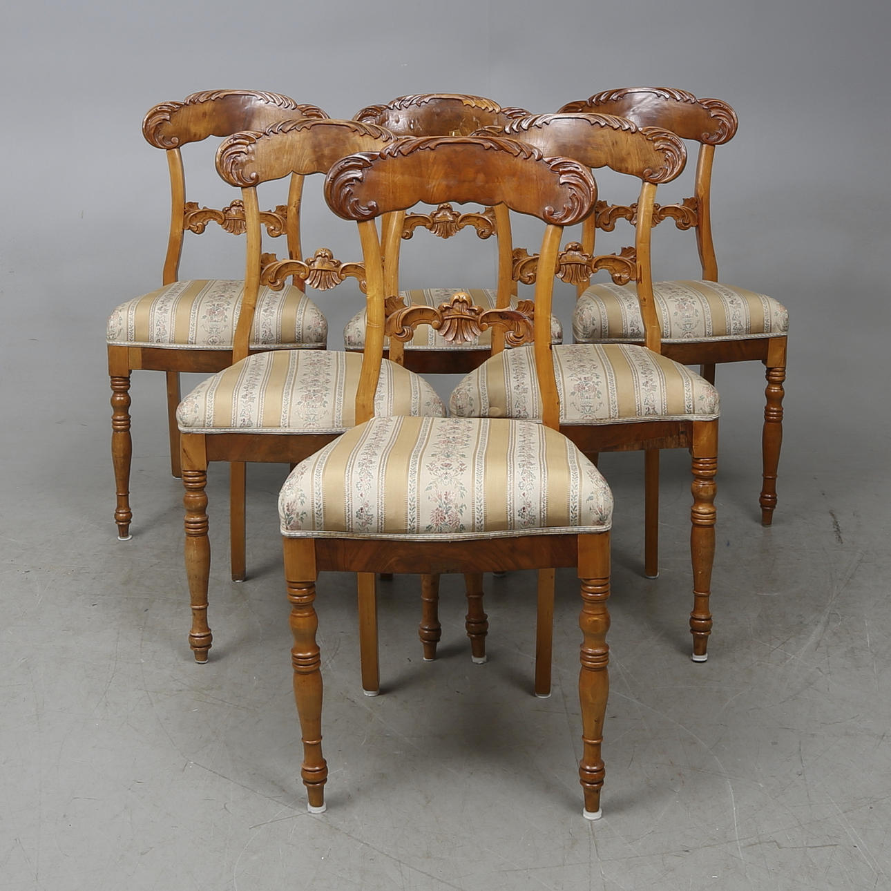 STOLAR, 6 st, senempire, 1800-tal.