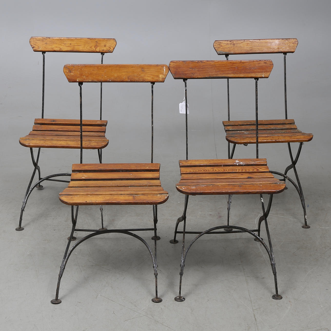 CAFÉSTOLAR, 4 st, bryggerimodell, 1900-talets början.