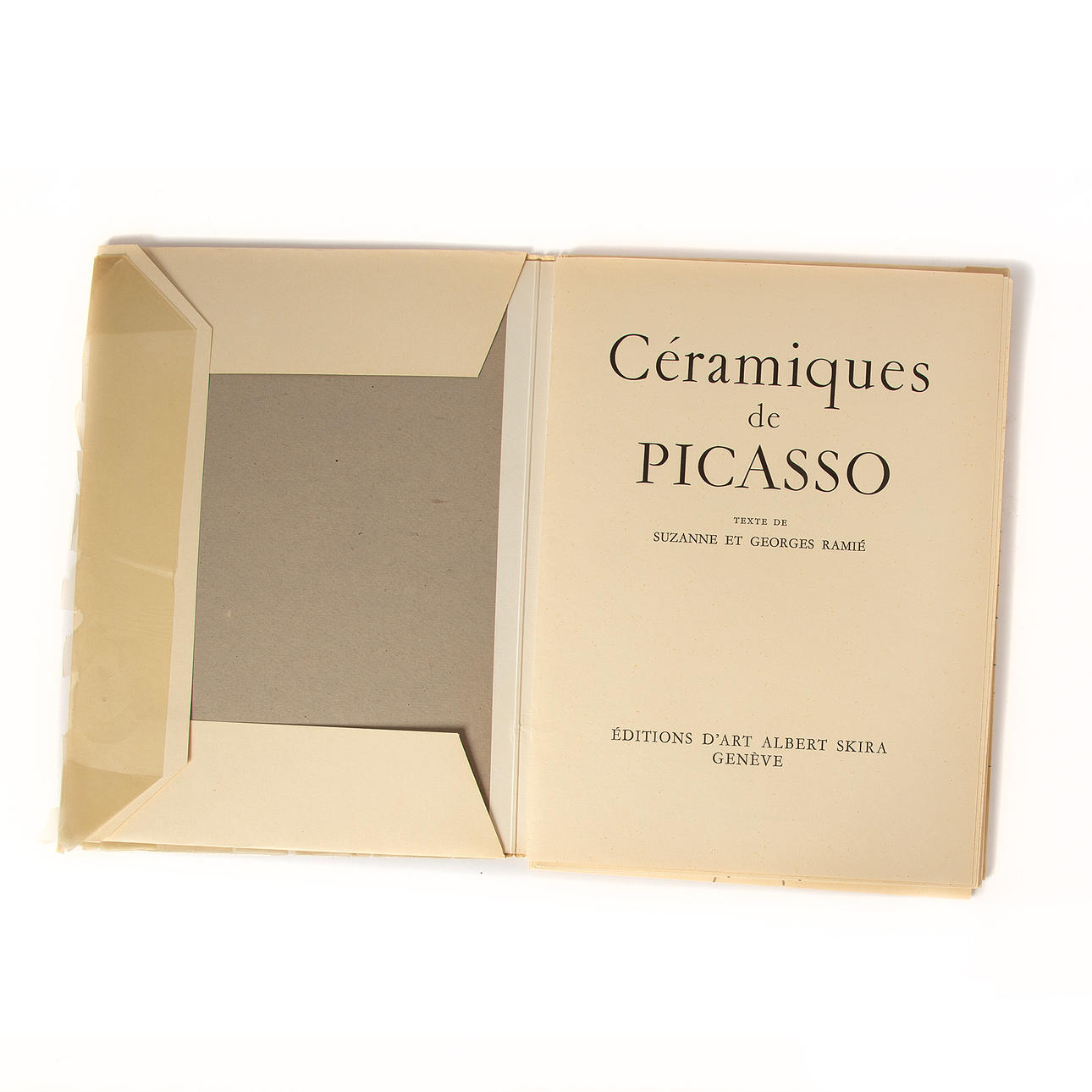 CERAMIQUES DE PICASSO”, Éditions DÁRT Albert Skira, Geneva. Books