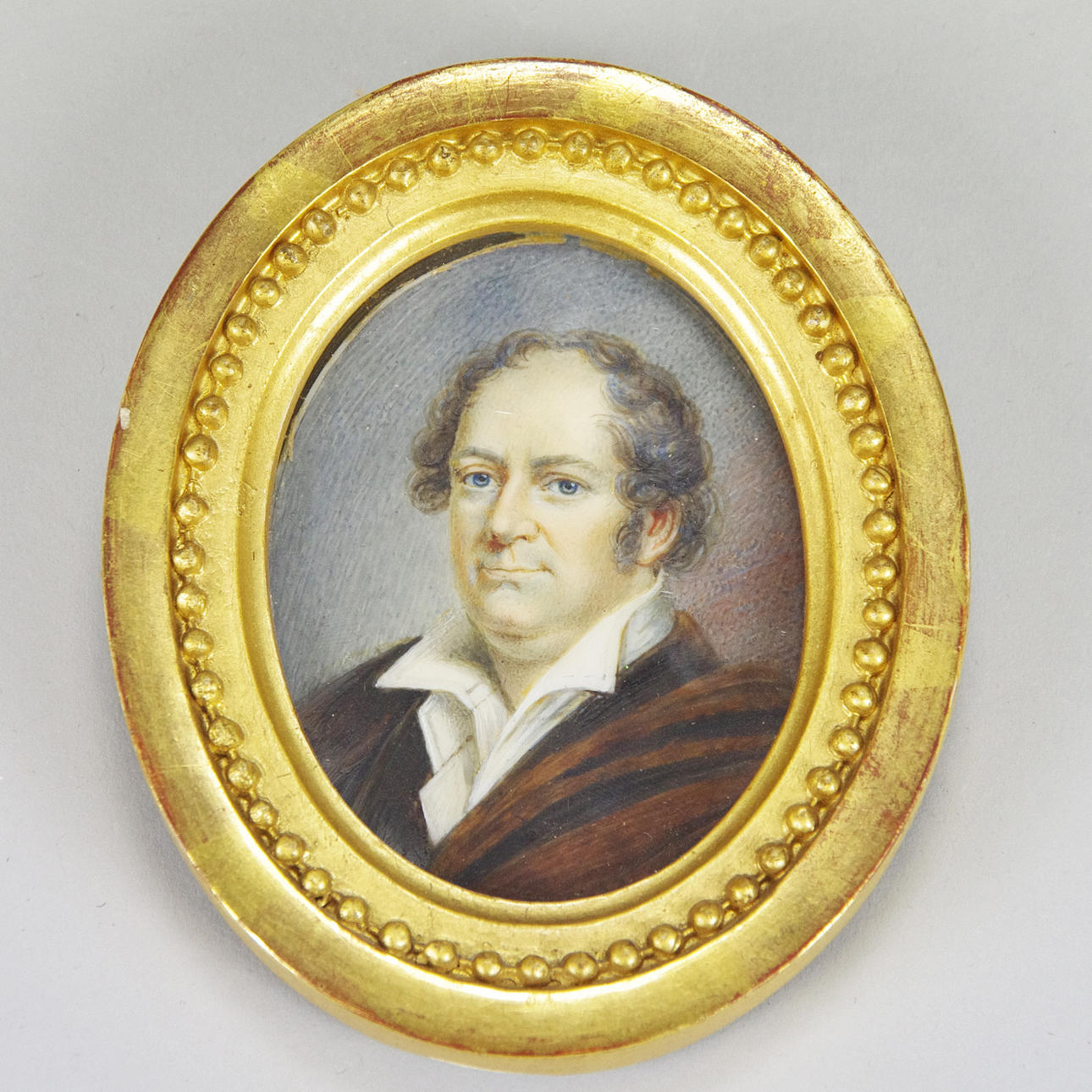 MINIATYRPORTRÄTT, "Lars Hjortsberg" kulturprofil vid Gustav III hov.