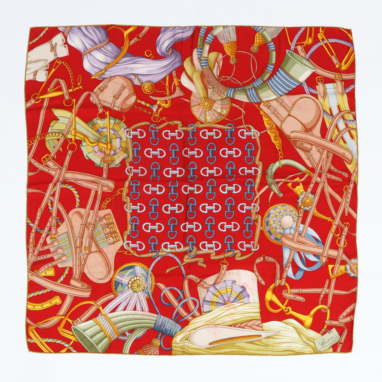 GUCCI, SCARF, Siden.