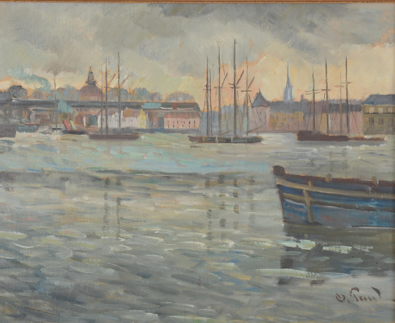 OSCAR PAUL. Olja på duk.