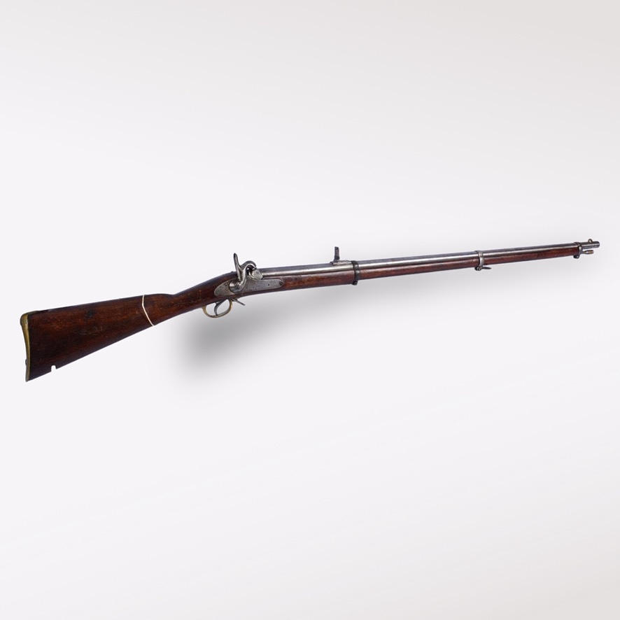 AN ARMY RIFLE, Sweden, mid 19th century.