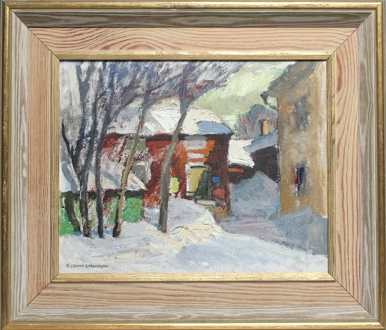 KARL GUSTAV STRANDBERG. Olja på duk, signerad och daterad.