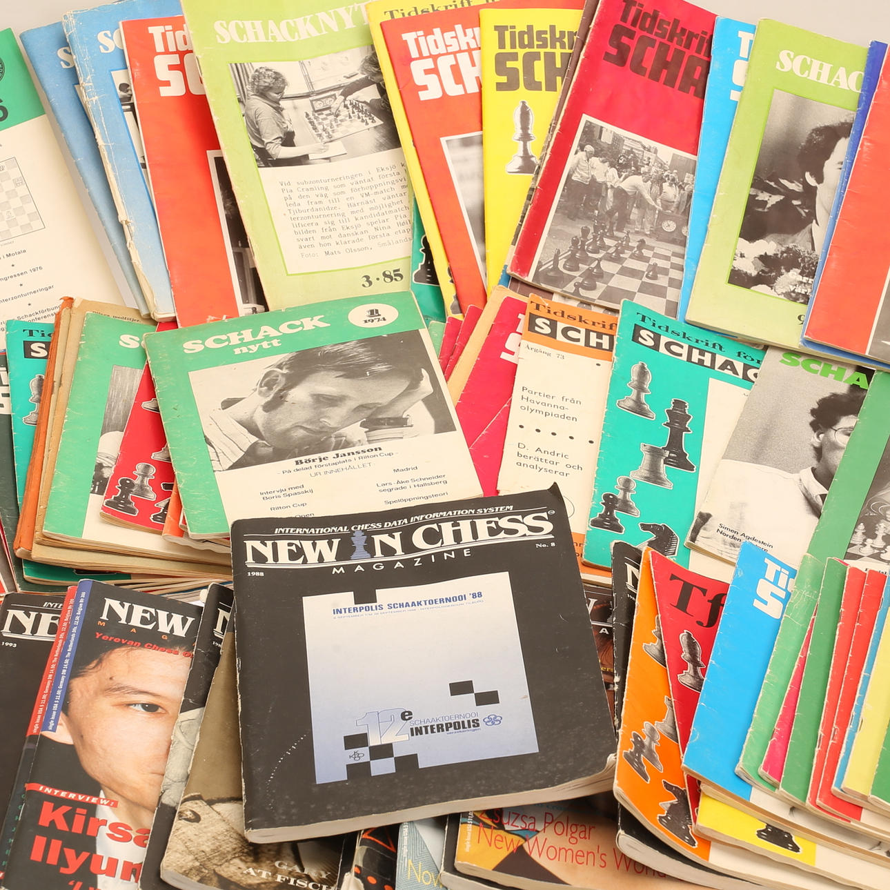 PARTI TIDSKRIFTER, cirka 94 stycken, schack.