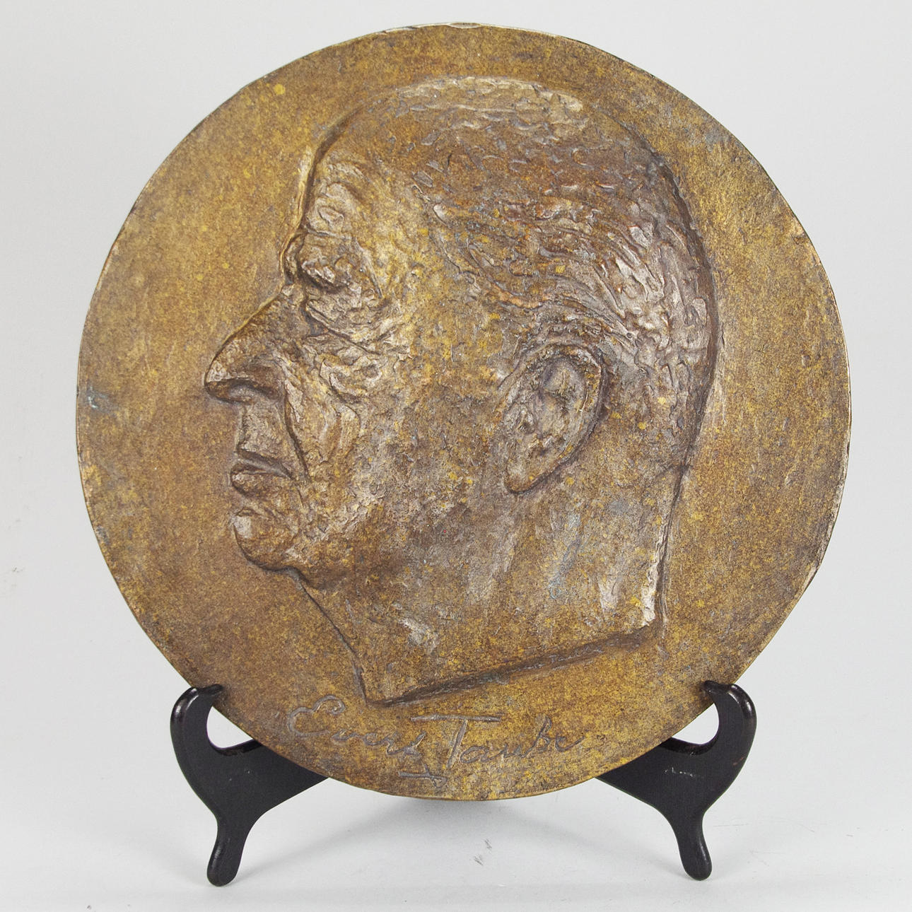 ASTRI BERGMAN-TAUBE. Relief, Evert Taube, Svenska medaljgillet.