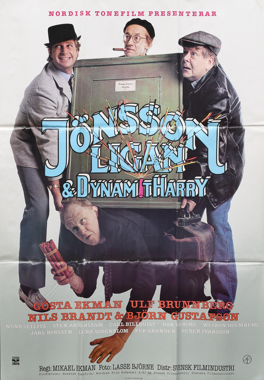 BIO/ FILM POSTER, “Jönssonligan & DynamithHarry”.