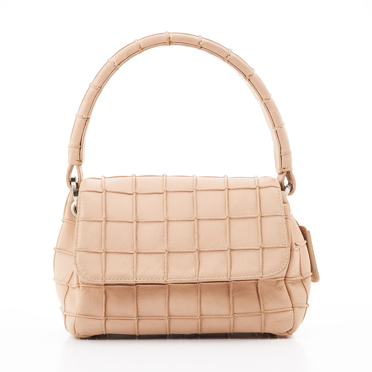 BOLINDER, Dinner Ivory top handle bag.