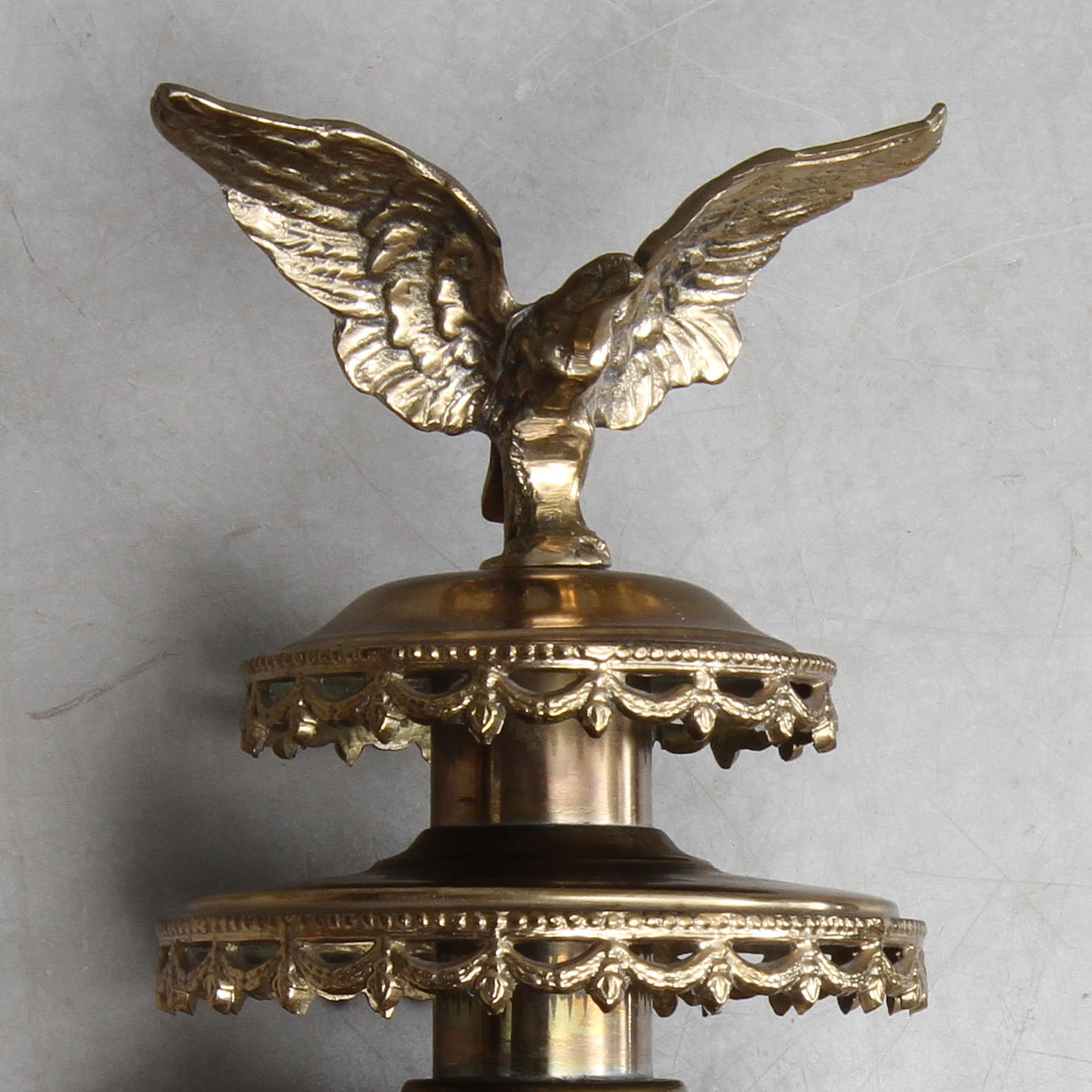 VAGNSLYKTA, mässing, 1900-talets andra hälft.