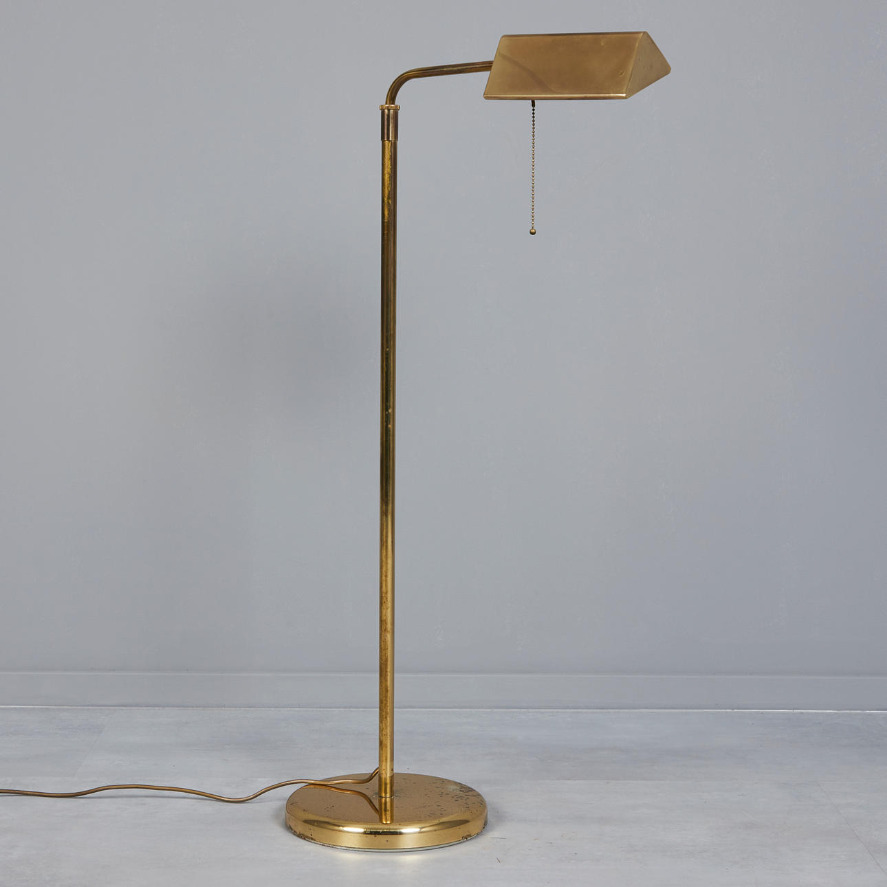 Floor lamp/floor lamp, brass, 1970s.