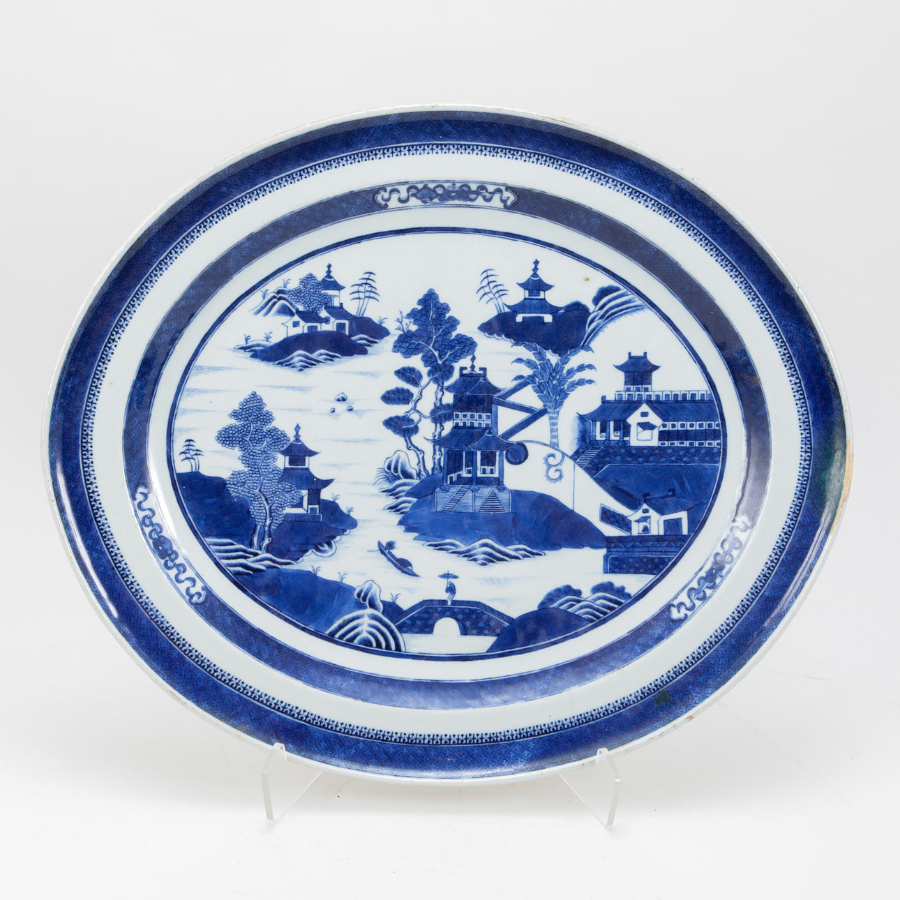 STEKFAT, porslin, Kina, 1800-tal.