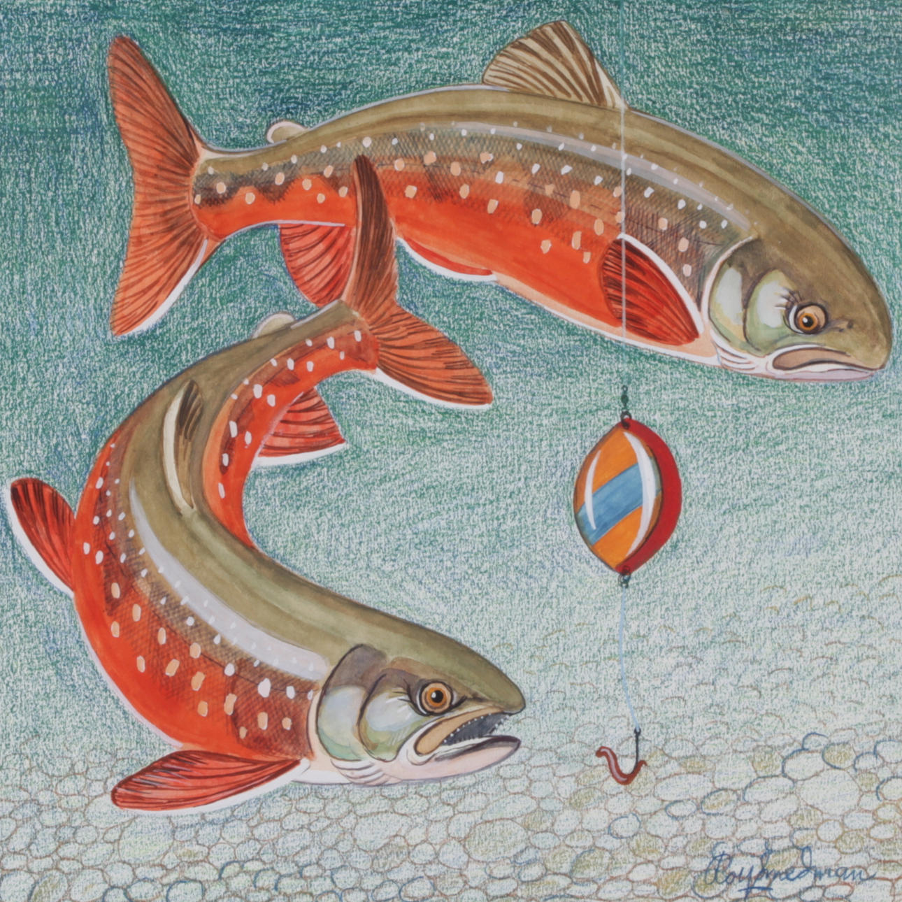 ROLF SMEDMAN. Blandteknik, signerad.