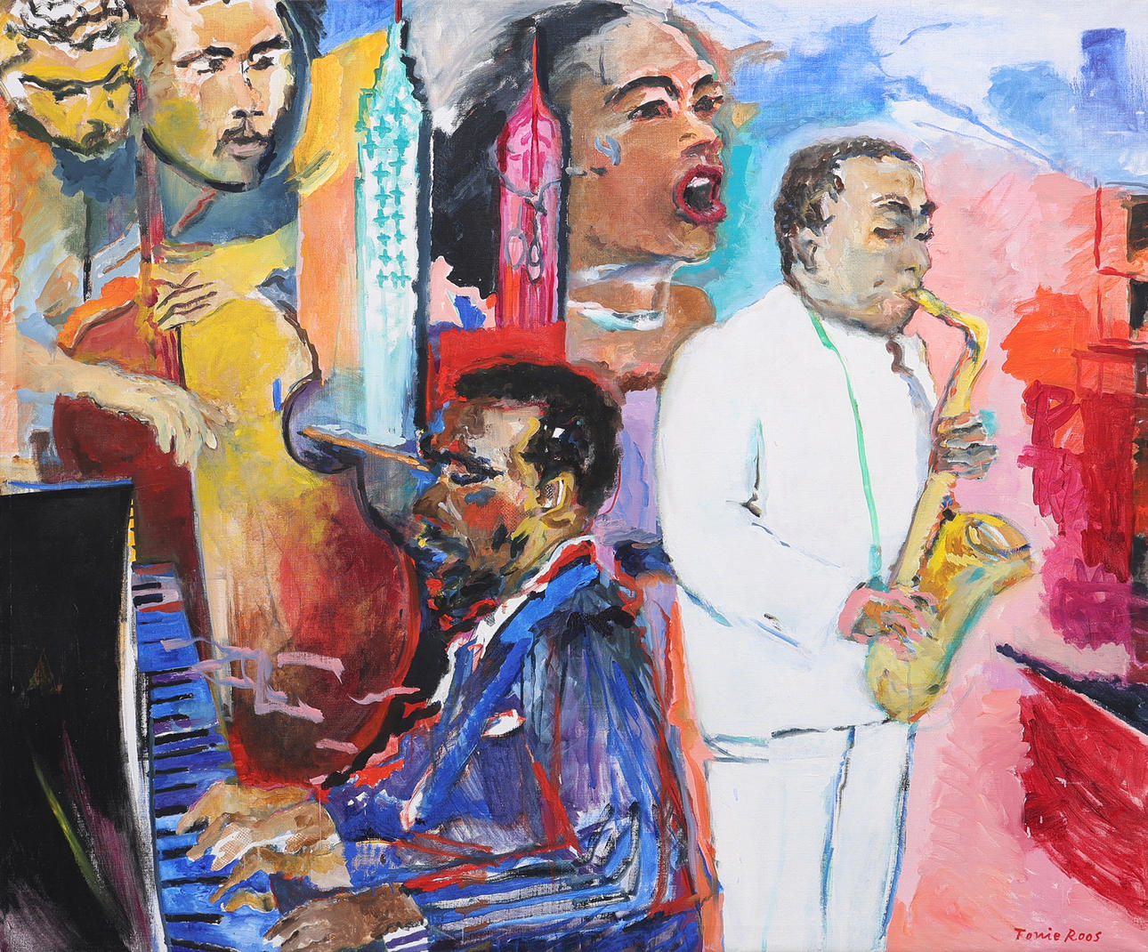 TONIE ROOS. JAZZMUUSIKOT.