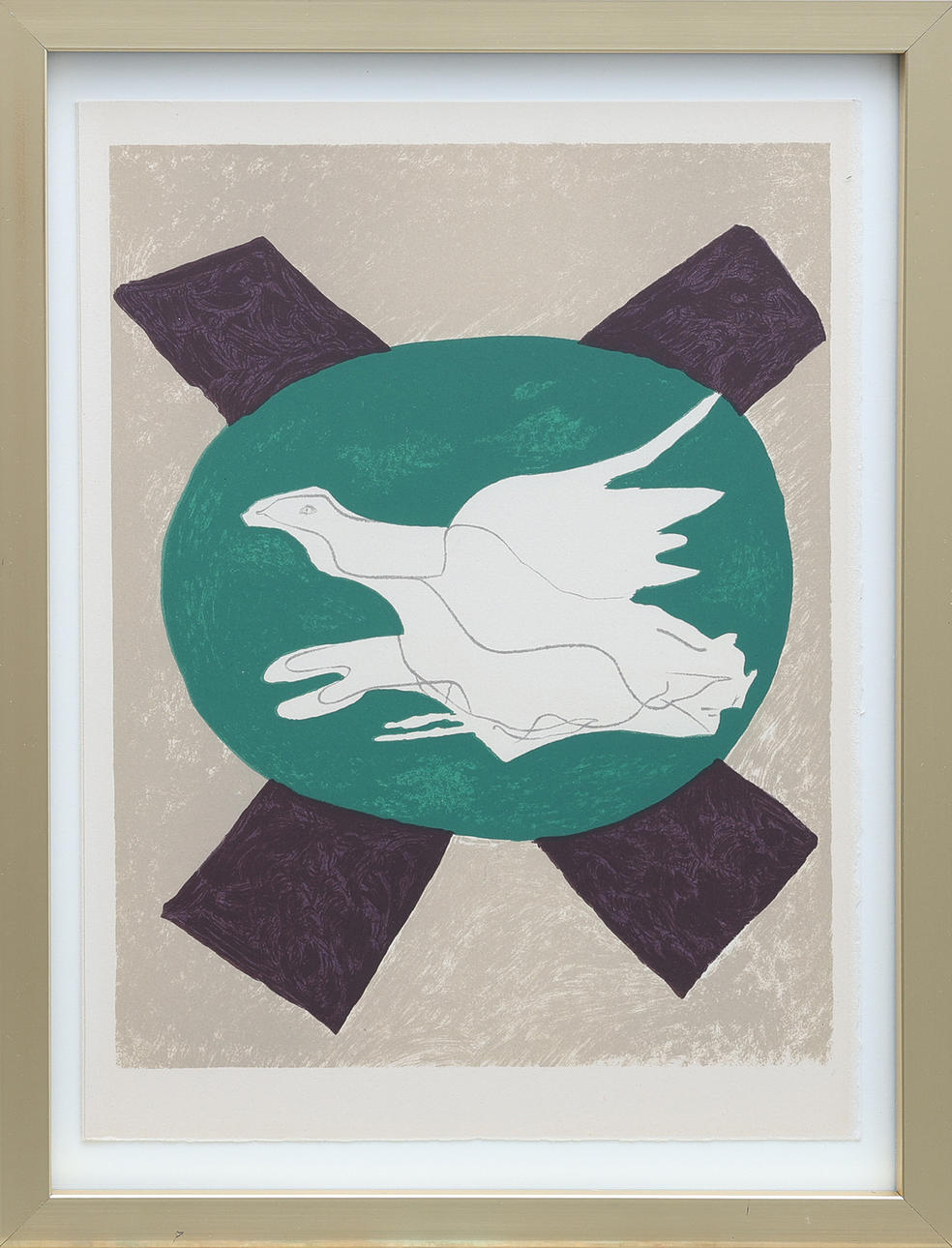 GEORGES BRAQUE. ”LINTU X: N TAUSTALLA”.