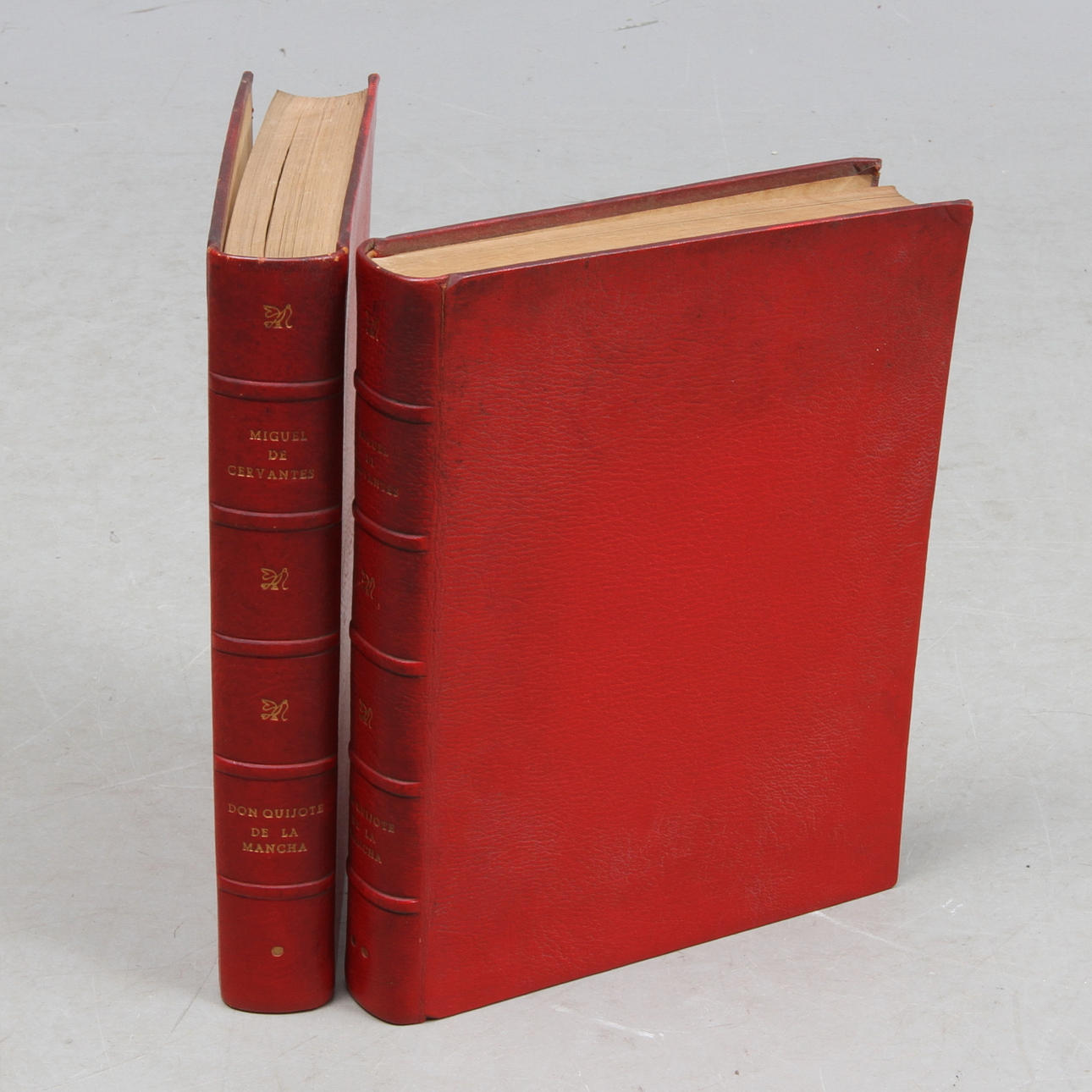 BÖCKER, 2 delar, "Don Quijote de la Mancha", Miguel de Cervantes, Ilustrado por Salvador Dali, 1965.