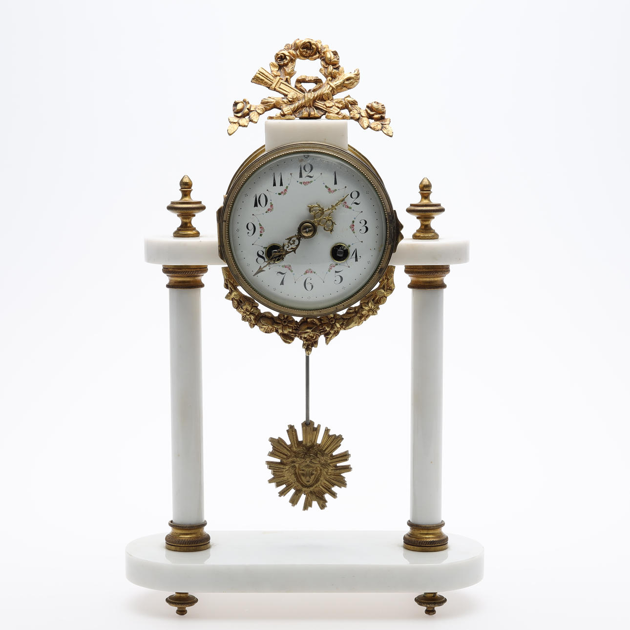 BORDSUR, marmor, metall, 1900-tal.