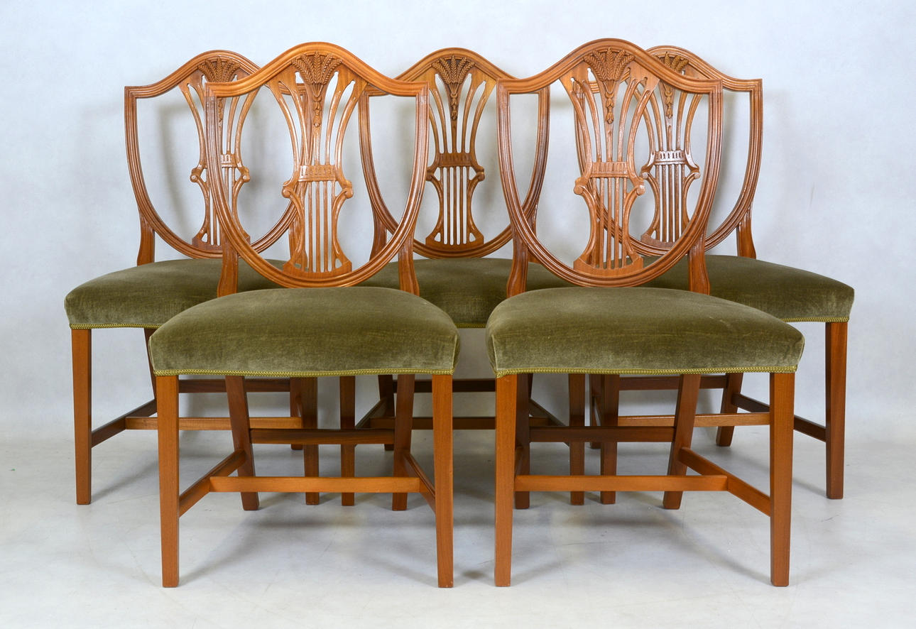 MATSALSSTOLAR, 5 st, "Axet", 1900-talets andra hälft.