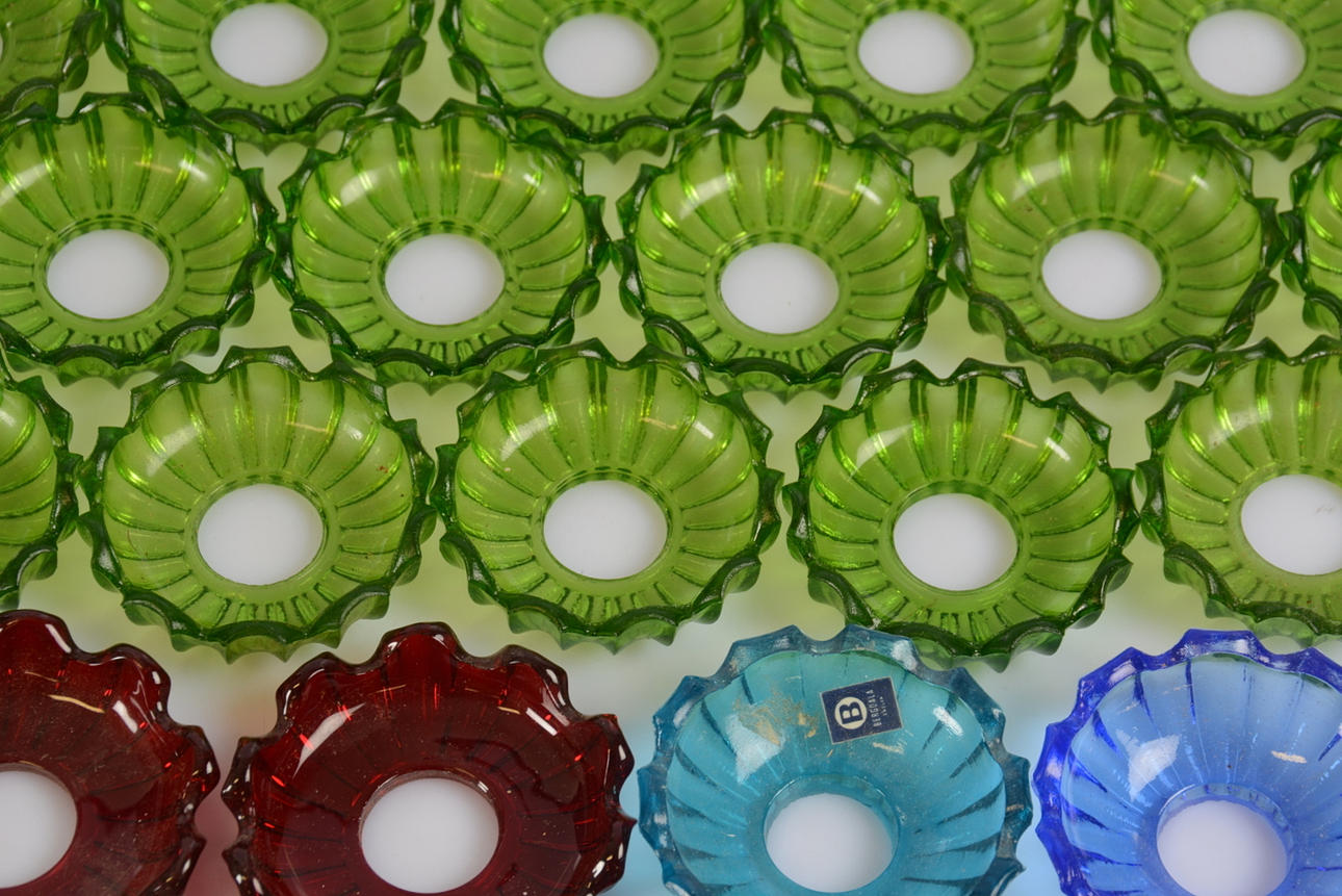 GLASMANCHETTER TILL KRISTALLKRONOR, Bergdala.