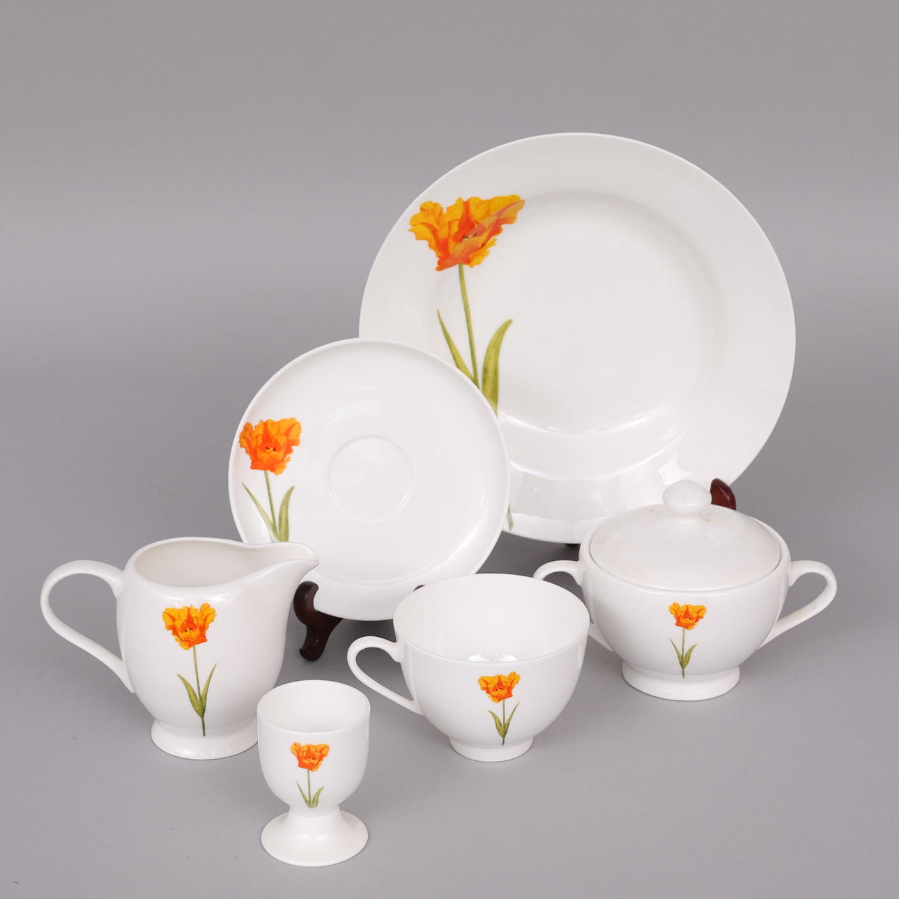 SERVISDELAR, 23 st, porslin, Luciano Collection, Fine Bone China.