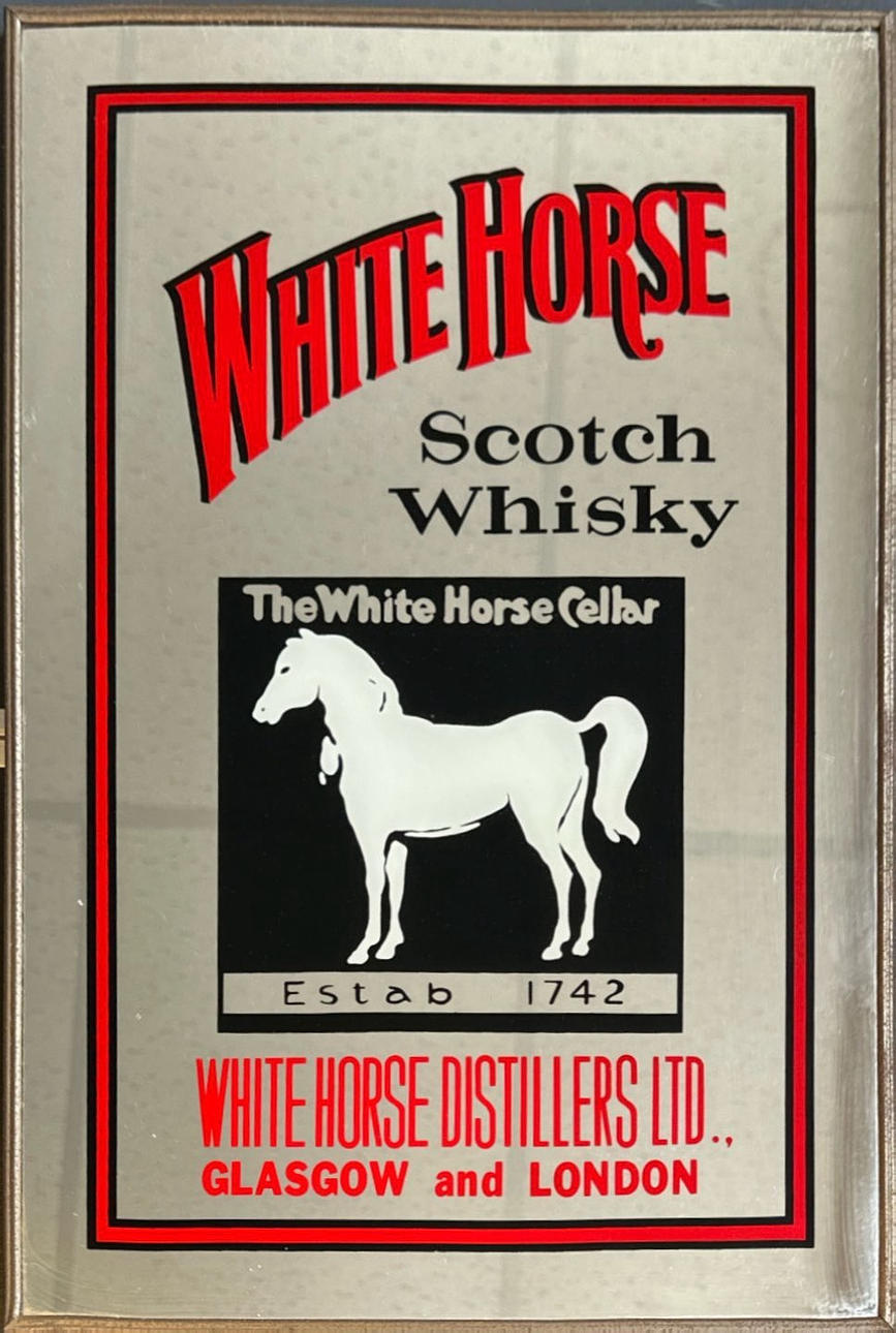 WHITE HORSE WHISKY-WERBESPIEGEL.