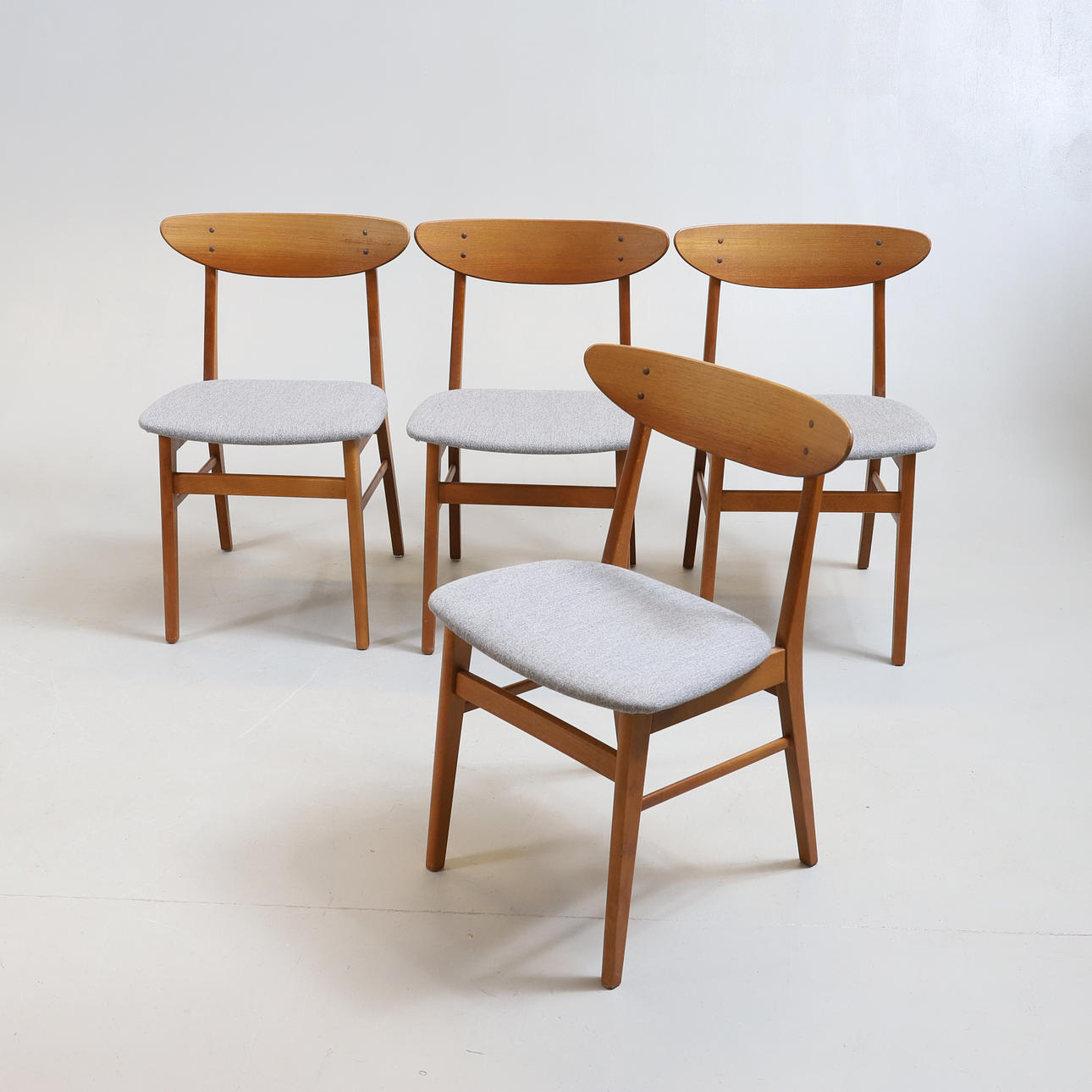 STOLAR, 4 st, teak, "Monaco", IKEA/Farstrup, 1960-tal.