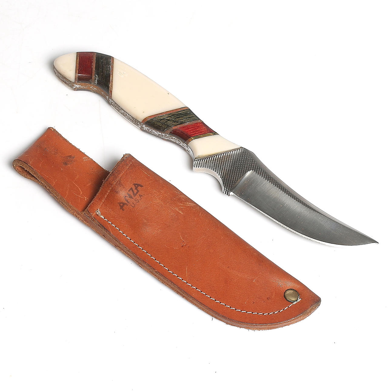 JAKTKNIV, stål, Anza, U.S.A.